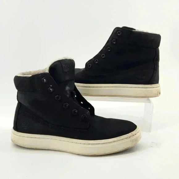 TIMBERLAND WOMEN LEATHER  SNEAKER - Picture 1 of 8